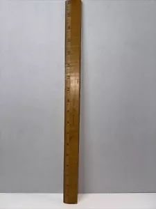 VINTAGE 18" Inch WESTCOTT R 501-18 WOOD RULER - Picture 1 of 3