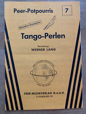 Werner Long ~ Tango - Perles - Pots-Pourris Cahier 7