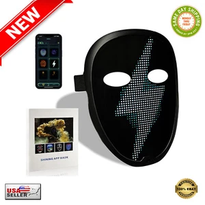 Face Transforming Digital LED Luminous Mask with App Control & Programmable - Picture 1 of 14
