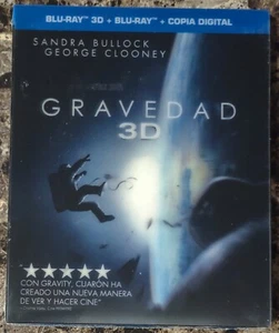 NEW Gravity 3D Blu-ray Digital 2-Disc Set w Lenticular Slipcover, Mexico Import - Picture 1 of 2