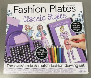 Fashion Plates CLASSIC Styles - Fashion Design Set New - Open Box - Picture 1 of 6