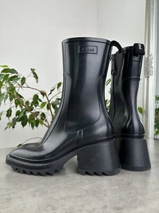 Chloe Betty Rain Boots Women`s Size 37 - Picture 1 of 14