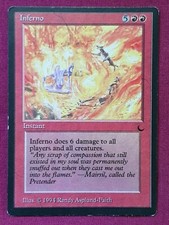 Magic The Gathering THE DARK INFERNO single red card MTG