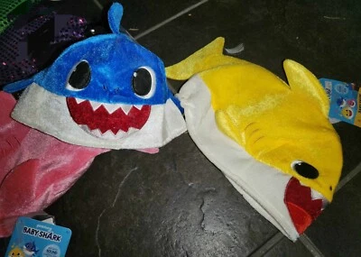 Sombrero de tiburón bebé con caja de sonido de canción divertido divertido disfraz Doo Doo Halloween elegir Foto 1 de 4