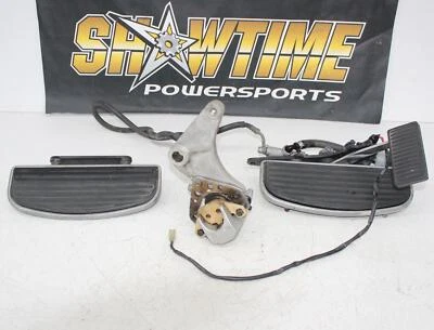 96-97 KAWASAKI VULCAN VN1500D CLASSIC FRONT FOOT PEGS BOARDS SET PAIR CALIPER - Imagem 1 de 4