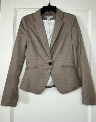 H&M Women’s Tailored Plaid Blazer Size 2 - Image 1 of 4