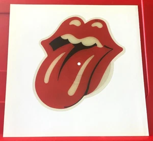 The Rolling Stones She Was Hot/David Bowie Record Art PICTURE/PRINT 9.5" x 9.5" - Picture 1 of 4