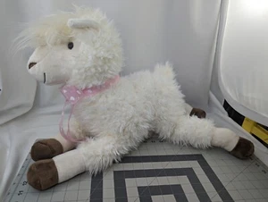 Cream llama Alpaca Plush 22 Inch MTY International Stuffed Animal Toy - Imagen 1 de 10