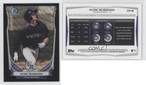 2014 Bowman Draft Top Prospects Chrome Black Wave Refractor Ryan McMahon #CTP-60