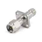 2.92mm (m) to 2.92mm (f) RF Adapter with 4 Hole Flange, DC 40GHz