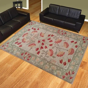 3x5 ft Pottery Barn Adeline Wool area rugs | Hand made Rugs | Designer Rug sale - Picture 1 of 12