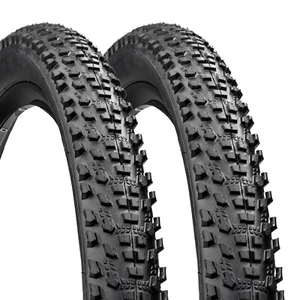 Pair of 16 Inch Kids Bike Tyres - Mitas 16 x 2.1 Knobby MTB *European Made* - Picture 1 of 4