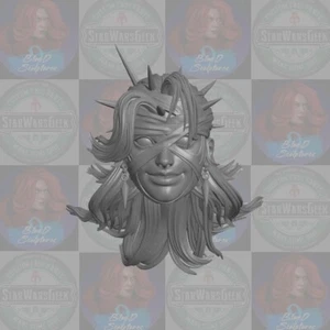 Malice Sue Storm Marvel Rivals custom head for Marvel Legends & other figures - Picture 1 of 1