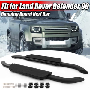 Running Boards For 2020 2021 2022 23 Land Rover Defender 90 Side Steps Nerf Bars - Picture 1 of 13