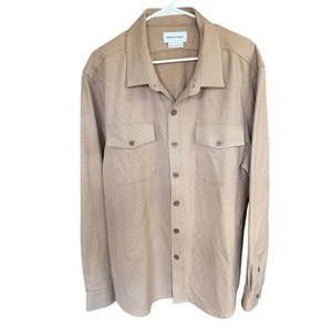 MINISTRY OF SUPPLY OATMEAL TWEED FUSION OVERSHIRT 2XL XXL Preppy Prep - Picture 1 of 7