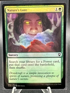 Nature's Lore Commander Legends: Battle for Baldur's Gate Foil near mint fresh - Picture 1 of 1