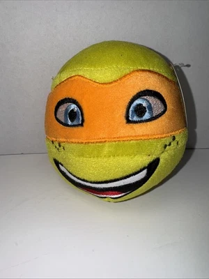TMNT Michelangelo Teenage Mutant Ninja Turtles Plush Ball 8" Nickelodeon 2015 - Image 1 of 4
