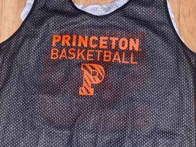 Vintage Princeton Tigers Basketball Jersey Reversible Men's Small ORG / BLK - Image 1 of 4