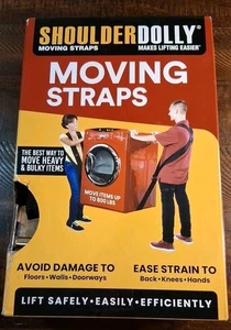Moving Straps Shoulder Dolly 12 ft 800 lb Lifting Harness Appliance Furniture - Picture 1 of 4
