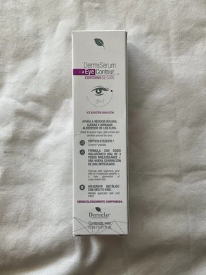 Dermclar 眼部修容精华 3 合 1 15 毫升 /0.5 液量盎司 — 第 1/3 张图片