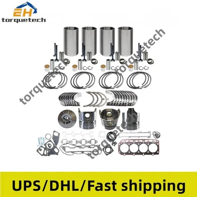 4D84-2 4D84E-2 Overhaul Rebuild Kit For Komatsu Engine Yanmar B6 Mini Excavator - Image 1 of 4