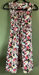 xxi Midi Tank Dress Sleeveless Floral Multicolor Women's Size Large - Picture 1 of 6