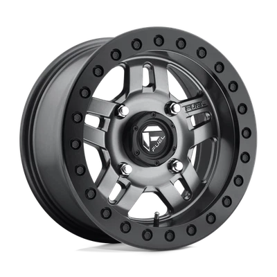 14x7 燃油 UTV D918 Anza 哑光青铜色 BEADLOCK 轮 4x137 (13 毫米) — 第 1/4 张图片