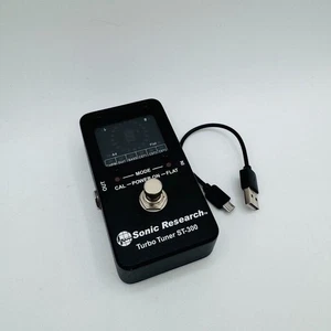 Sonic Research ST-300 Strobe Tuner Guitar Effect Pedal Uesd Tested Excellent - Picture 1 of 5
