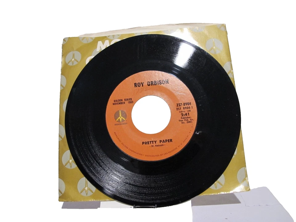 45 RECORD - ROY ORBISON - PRETTY PAPER Foto 1 de 1