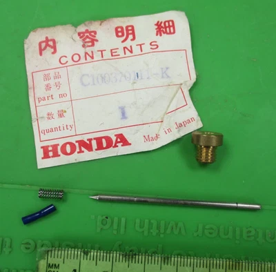 Aguja flotadora carburador Honda C100 CA100 C102 CA102 C105T🔥OEM🔥NOS🔥C100370111 Foto 1 de 3