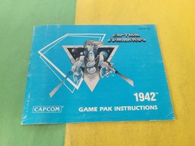 CAPTAIN COMMANDO 1942  (Manual Only) Nintendo NES (NO Box or Game)