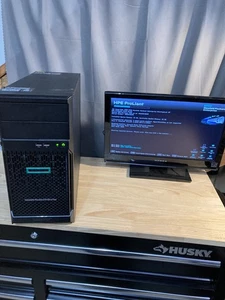HP ProLiant ML30 Gen10 Intel Xeon E-2224 3.4GHz 32GB RAM 1TB NVME W10P - Picture 1 of 11