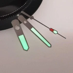 Für NH35/NH36-Uhrwerk Watch Hands Retro Taucheruhr Super Grün Leuchtend Zeiger - Picture 1 of 8