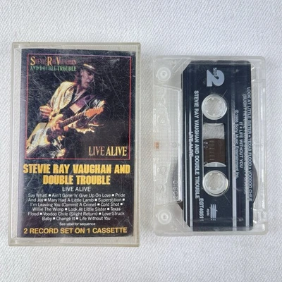 Live Alive by Stevie Ray Vaughan & Double Trouble (Audio Cassette, 1986) Good - Image 1 of 2