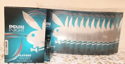 Endless Night Playboy eau de toilette para él 0,04 fl oz 1,2 ml Cantidad 12 frascos Foto 1 de 2