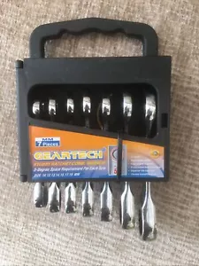 Gear Tech 7 Piece Stubby Ratchet Combination Wrench - Picture 1 of 5