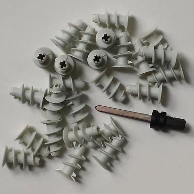 I-MEX 50 Gipskartondübel Rigips Dübel Hohlraumdübel + 1 Setzwerkzeug Einbringhilfe