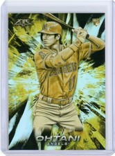 2018 Topps Fire Baseball Gold Minted Rookie Shohei Ohtani RC #150