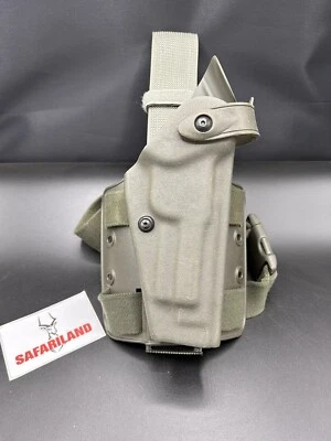 Safariland 6004 SLS STX OD Green RH Holster   BERETTA 92FS M9 - used - Image 1 of 4