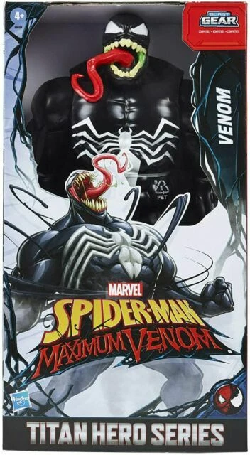 Hasbro Spider-Man Maximum Venom 30cm Action Figura - Nera/Bianca