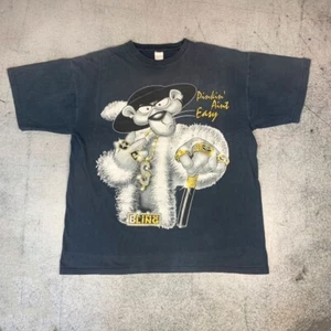 Vintage Pinkin Aint Easy T-Shirt Dunkelblau (2XL) - Y2K HipHop T-Shirt - Picture 1 of 6