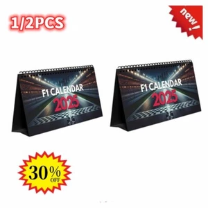 1-2pcs F1 Calendar 2025 with Race Tracks for Fans and Motorsport Enthusiast BEST - Picture 1 of 12