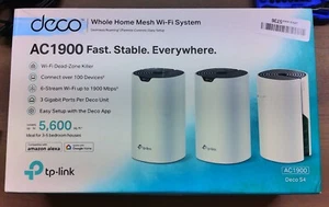 TP-LINK Deco M4 Home Mesh Wi-Fi System - Pack of 3 - Photo 1/4