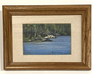 Original Oil Pastel Art Painting by Kawahora - Picture 1 of 6