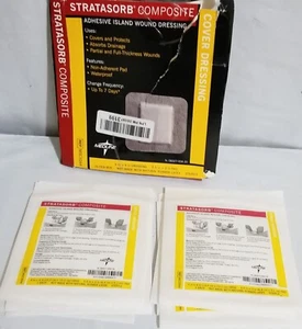 Stratasorb Composite Dressings 2.5'' X 2'' Pad Size 10 Count - Picture 1 of 2