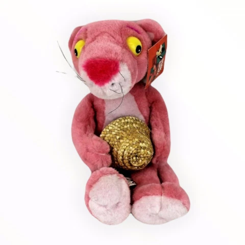 PINK PANTHER Kellytoy 1999 New With Tags Vintage 12" Straw Hat Cover