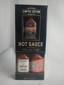 HOT SAUCE COLLECTION 🔥 THE CULINARY LIMITED EDTION PEPPER CO. 3 Bottles 1.7 OZ - Picture 1 of 6