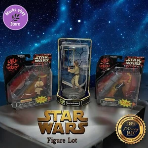 Konvolut 3 Figuren Star Wars Qui-Gon 84148 Darth Maul 84144 Luke Skywalker 69700 - Bild 1 von 10