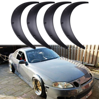 Arcos de rueda de extensión de guardabarros negros de 3,5"+4,5" para Lexus SC300 SC400 SC430 Foto 1 de 4