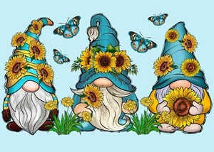 Gnome Diamond Art Painting Kits for Adults, Full Drill Diamond Dots - Picture 1 of 6